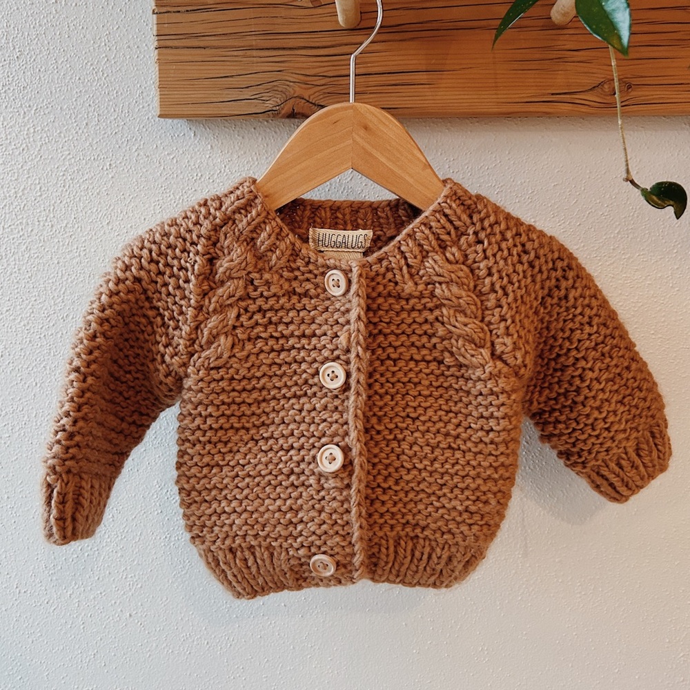 Huggalugs chunky knit cardigan 6-12 months